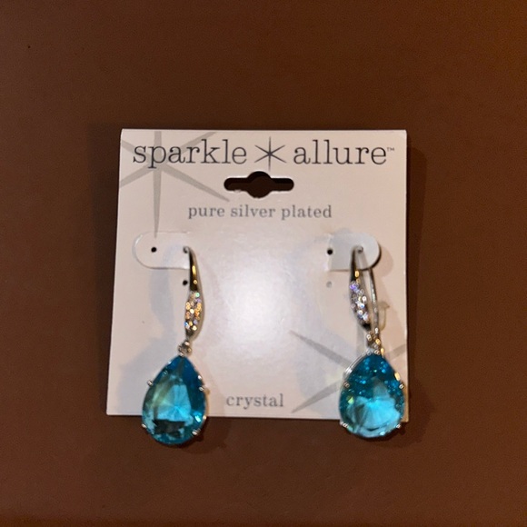 Sparkle Allure Jewelry - Beautiful Blue Earrings